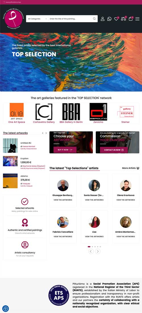 Home-Page-Top-Selection La Top Selection di PitturiAmo