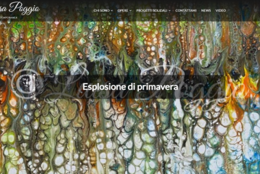 Sito web dell'artista contemporanea Luisa Poggio dedicato alla promozione dell'arte e alla vendita di quadri online