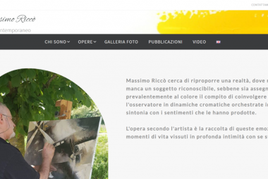 Sito web dell'artista contemporaneo Massimo Riccò dedicato alla promozione dell'arte e alla vendita di quadri online
