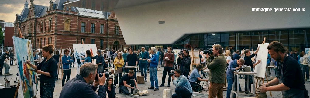 Museo-Stedelijk-Amsterdam-IA Museo Stedelijk - Amsterdam. Artisti arti visive in esposizione estemporanea