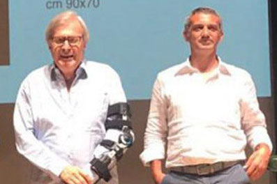 Nino Argentati e Vittorio Sgarbi