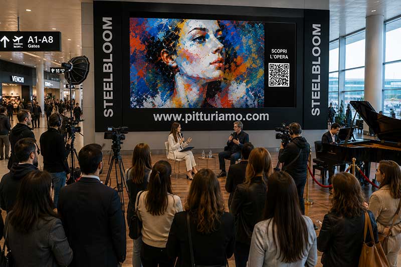 evento-steelbloom-aeroporto arte aeroporto internazionale